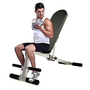 baodanla Multifunctional Bench Olympic Weight Bench, Folding Strength Training Bench, Adjustable Weightlifting Equipment For Strength Training Full Body Workout