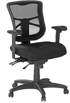 Alera ALEEL42ME10B Elusion Series Mesh Mid-Back Multifunction Chair, Black