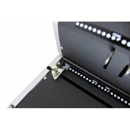 Akiles Coilmac-ER 41 Plus Manual Coil Punch with Electric Coil Inserter, Special 4 x 5mm Oval Holes, Fully Disengageable Pins, Letter 4:1 pitch (0.248"), Extended Single Punching Length (13")