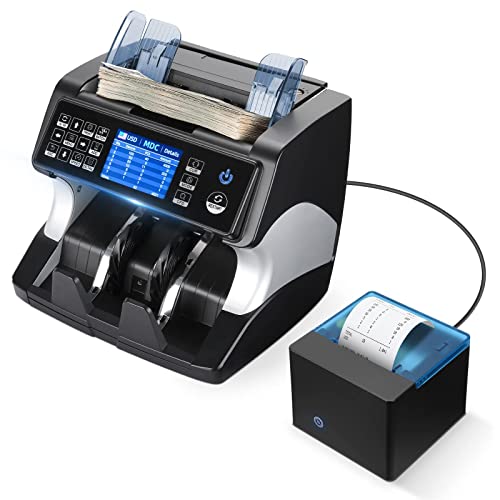 Printer and IMC01-BK Money Counter Machine Mixed Denomination