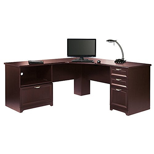 Realspace Magellan Performance Collection L-Desk, Cherry