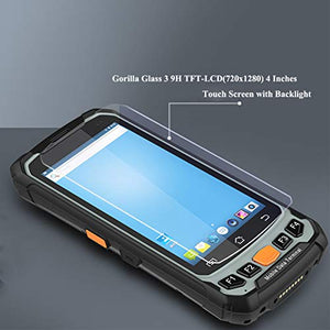 Android Mobile Data Terminal 4G Rugged Inventory PDA with Barcode Scanner,Charging Cradle for Warehouse Data Collection (2D-Android7.0)