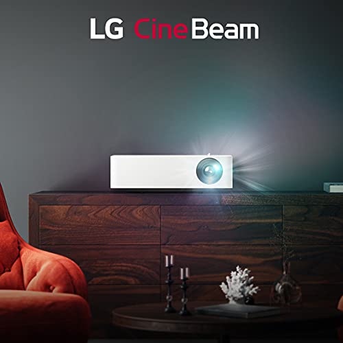 LG Portable Smart Home Theater CineBeam Projector, Full HD, 1000 ANSI Lumen