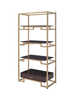 Acme Furniture 92787 Yumia Gold Bookshelf