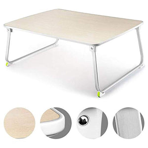 SFFZY Foldable Laptop Table, Foldable Laptop Table, Breakfast Serving Bed Tray, Portable Mini Picnic Table