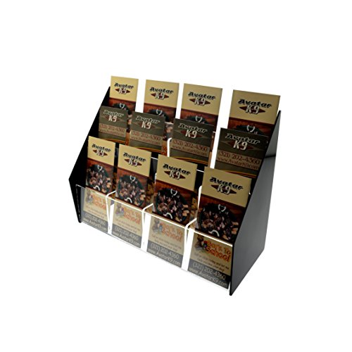 Marketing Holders 4" x 9" Brochure 3 Tier 12 Pocket Pamphlet Holder Display Rack (Pack of 6)