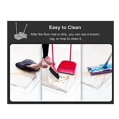 MARKELL Carpet Floor Mat Protector for Hard Floors, Non Slip, Waterproof, 160x180cm