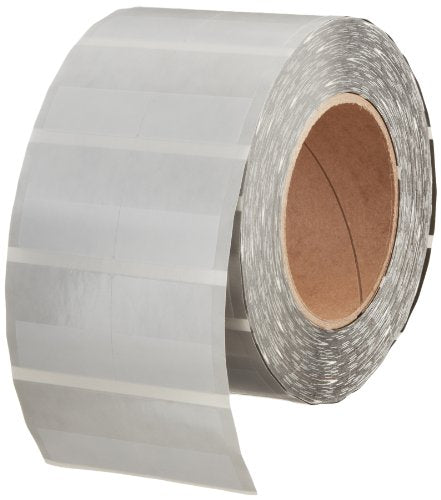 Hellermann Tyton TAG53T2-100B Thermal Transfer Self-Laminating Label, 1.5" X .7" X 1.437", 2 Across, Vinyl, White (Pack of 2500)