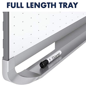 Quartet Whiteboard, White Board, Dry Erase Board, 4' x 3', Aluminum Frame, Prestige 2 Total Erase (TE544AP2)