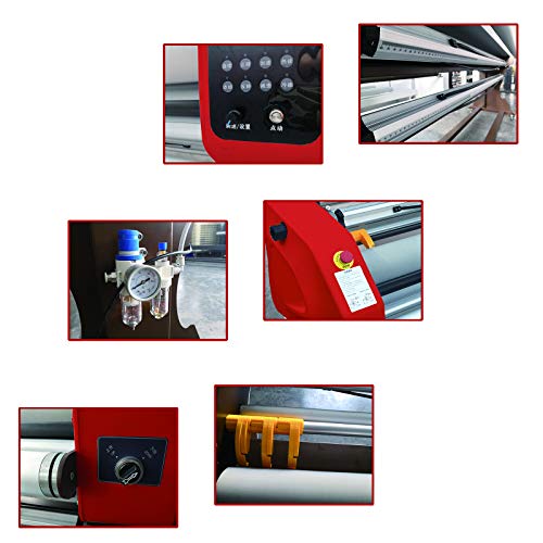 KD-tec Automatic Pneumatic Hot Cold Laminating Machine 64inch 1630mm High Speed Laminator