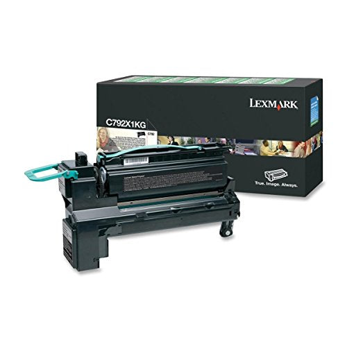 Lexmark C792X1KG C792 Toner Cartridge (Black) in Retail Packaging