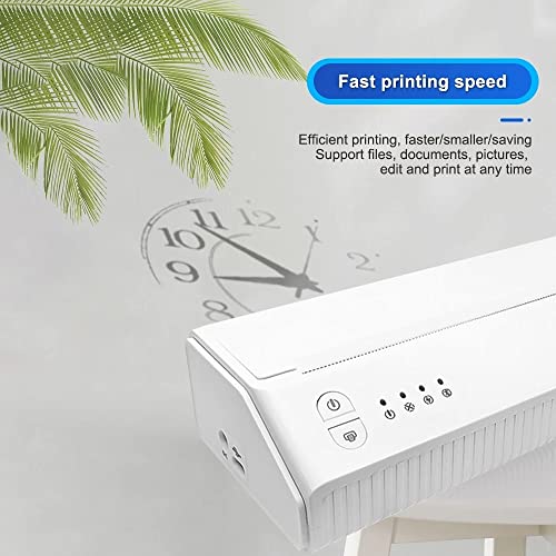 WEWE.V Portable A4 Thermal Printer BT+USB Dual-Mode Built-in Battery
