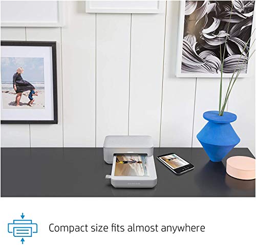 HP Sprocket Studio Photo Printer – Personalize & Print, Water- Resistant 4x6" Pictures (3MP72A)