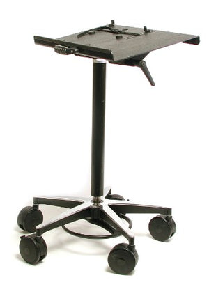 Mobile Desk Vision Laptop Computer Cart on Wheels Includes 4" Casters, 22" Top, 26" Wheel Base, Foot Adjustable Height