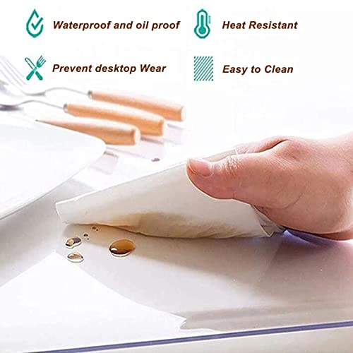JYDQM Clear Vinyl Plastic Floor Runner Protector Mat for Carpet Floors, Non-Slip Chair Mat (1.5x7m)