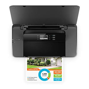 HP OfficeJet 200 Portable Printer with Wireless & Mobile Printing (CZ993A), Grey, 2.7