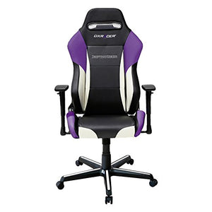 DXRacer OH/DM61/NWV Drifting Series Black and Violet Gaming Chair - Includes 2 Free Cushions