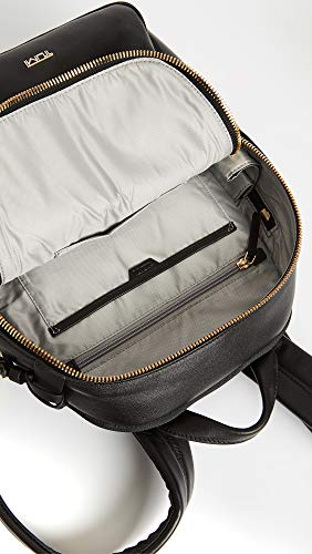 TUMI - Voyageur Hannah Leather Laptop Backpack - 13 Inch Computer Bag for Women - Black