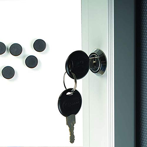 Enclosed Bulletin Board with Locking Door for Outdoor Use, Magnetic Backing, 9X(8.5x11) - Silver Aluminum Weatherproof Notice Board