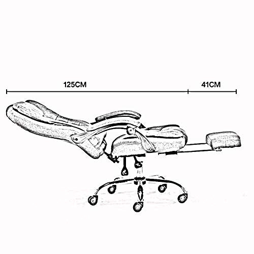 ZZHF Swivel Chair, Cloth Company Lounge Chair Study Office Computer Chair Lifting 360° Swivel Chair, 2 Colors - Adjustable Tilt Cushioned Seat (Color : B, Size : with Pedals)