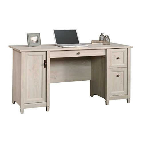 Sauder Edge Water Computer Desk, Chalked Chestnut
