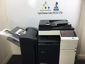 Konica Minolta Bizhub C224 Copier Printer Scanner Finisher Low 89k w/ 7k Color (Certified Refurbished)