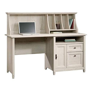 Bowery Hill Computer Desk with Hutch in Chalked Chestnut