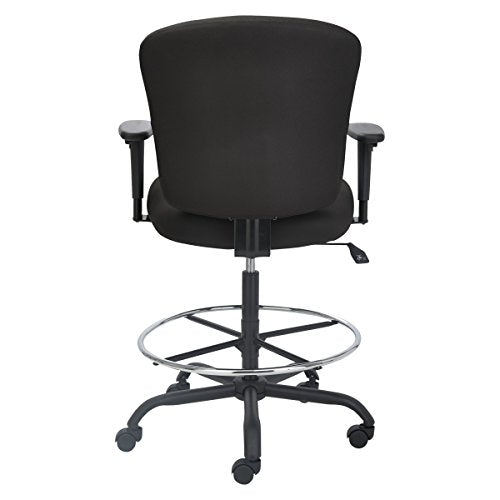 Alera ALEMT4610 Mota Series Big and Tall Stool, Black