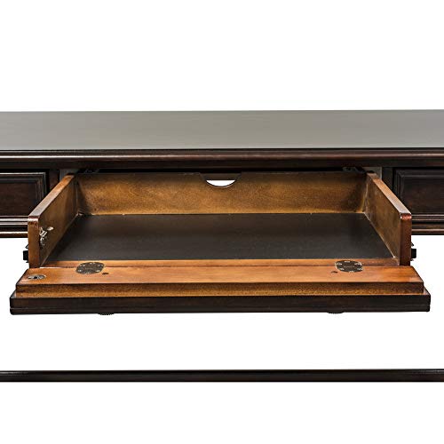 Liberty Furniture 720-HO107 Kingston Plantation Office Writing Desk, 54" x 28" x 31", Cognac