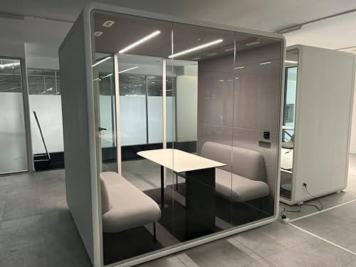 Generic Meeting Pod for 4 People with Sound Insulation - X-Large Office Space