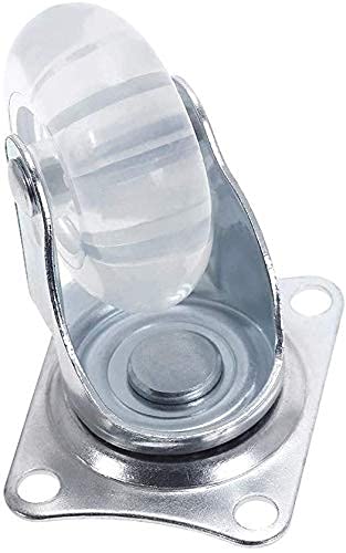 4 Pieces PU Caster Furniture Wheel - Heavy Duty & Mute