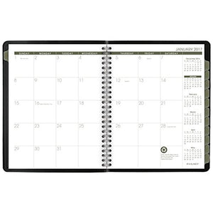 AT-A-GLANCE Monthly Planner / Appointment Book 2017, Recycled, 6-7/8 x 8-3/4", Black (70-120G-05)