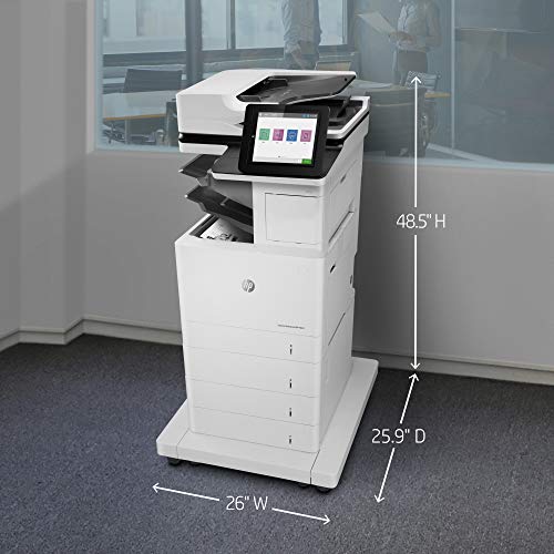 HP LaserJet Enterprise MFP M634z Monochrome Multifunction Duplex Printer with Extra Paper Trays and 3-bin Stapler/Stacker (7PS96A)