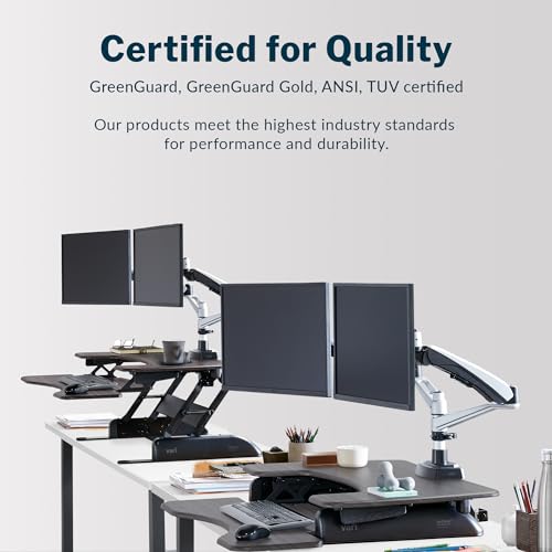 Vari VariDesk Pro Plus 36 - Standing Desk Converter - Adjustable Computer Desk Riser