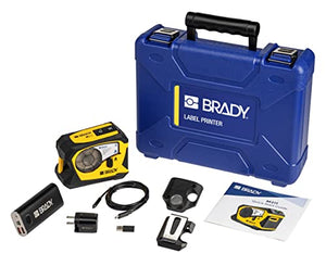 Brady Portable Bluetooth Label Printer Kit (M211-KIT), Yellow/Black