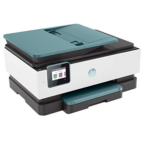HP OfficeJet Pro 8028 All-in-One Instant Ink Ready Inkjet Printer - 4-in-1 Print, Scan, Copy, Fax Business Office Bundle - WiFi and Cloud-Based Wireless Printing - Blue - BROAGE 6 Feet Printer Cable