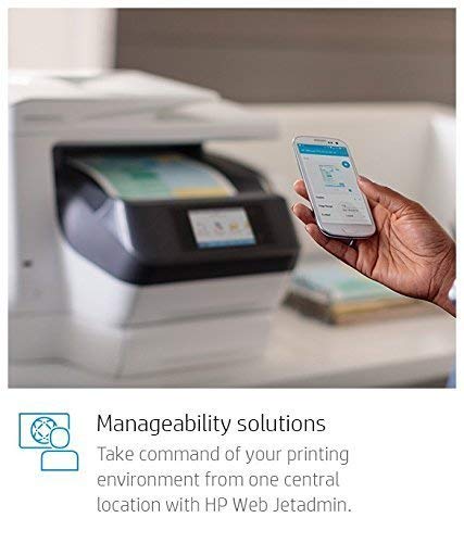 HP OfficeJet Pro 8740 All-in-One Wireless Printer with Mobile Printing, HP Instant Ink & Amazon Dash Replenishment ready (K7S42A) (Renewed)