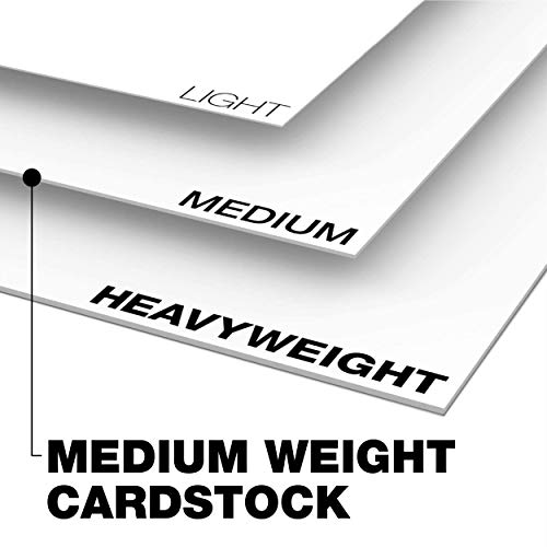 Springhill White 8.5” x 11” Cardstock Paper, 90lb, 163gsm, 2,000 Sheets (8 Reams) – Premium Lightweight Cardstock, Printer Paper with Smooth Finish for Greeting Cards, Flyers, Scrapbooking – 015101C