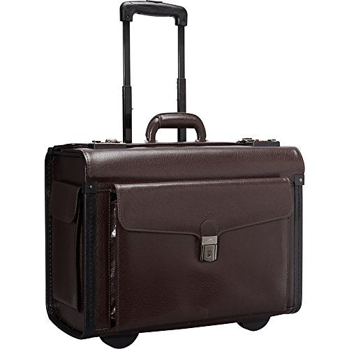 Deluxe Leather Laptop Catalog Case Color: Burgundy