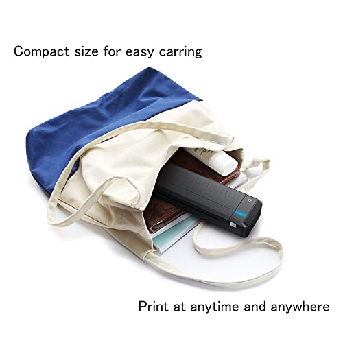 HPRT MT800 Portable A4 Thermal Printer - Support 216mm Width a4 Paper, Available for Outdoors Printing, Home Office, Travel, Students and Cars
