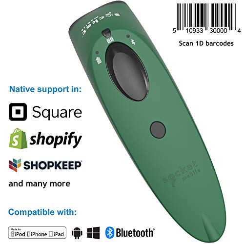 SocketScan S730, 1D Laser Barcode Scanner, Green