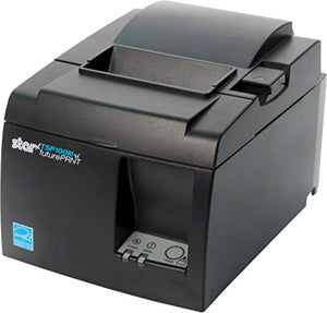 Star Micronics TSP143IIILAN Ethernet (LAN) Thermal Receipt Printer with Auto-cutter and Internal Power Supply - Gray (Renewed)