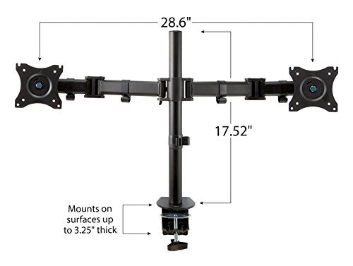 3M MM200B Dual Mon Mount