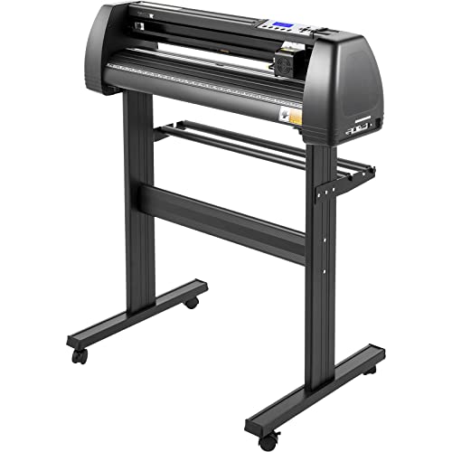 VEVOR Vinyl Cutter Machine 34in LED Plotter Printer Floor Stand