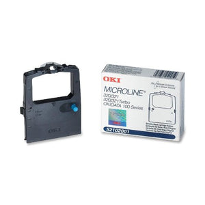 Value Pack of 12 Okidata Black Nylon Ribbon for Microline 320/321 Printers -5/6-Inch x 2 Yards