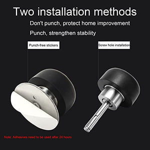 SXYD Spring Door Stops - 2 Pcs Stainless Steel Heavy Duty Retractable Doorstop