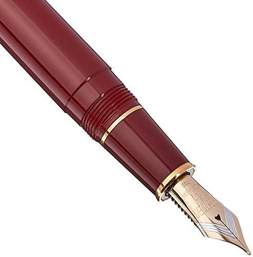Platinum Fountain Pen President #10 Burgundy and Gold- PTB20000P - M