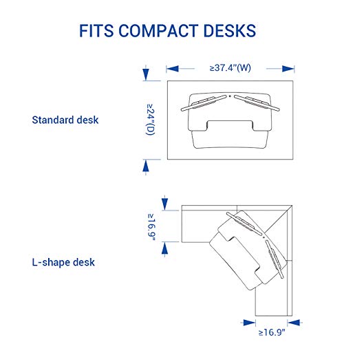 FlexiSpot Motorized Standing Desk Converter 36" Wide Electric Stand up Desk Riser for Monitor and Laptop,Black Height Adjustable Desk for Home Office EM7MB