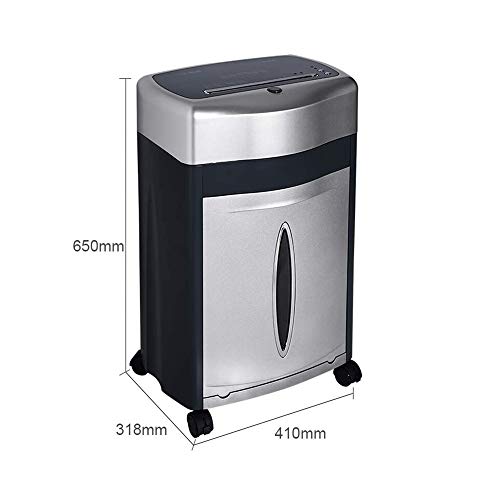 HIZLJJ 21-Sheet Cross-Cut Paper Shredder for Office Use - CD/Credit Card Shredder