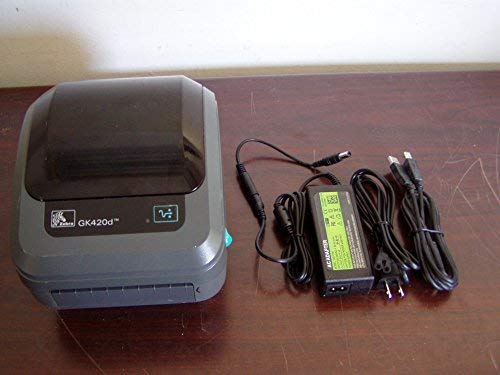 Zebra GK420d Direct Thermal Monochrome Printer 203dpi USB Ethernet GK42-202210-000